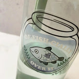 Of-Fish-Cially Over It Clear Vinyl Sticker