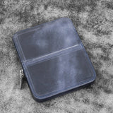 Galen Leather Magnum Opus 6-Slot Pen Case with Removable Tray (Zipper)