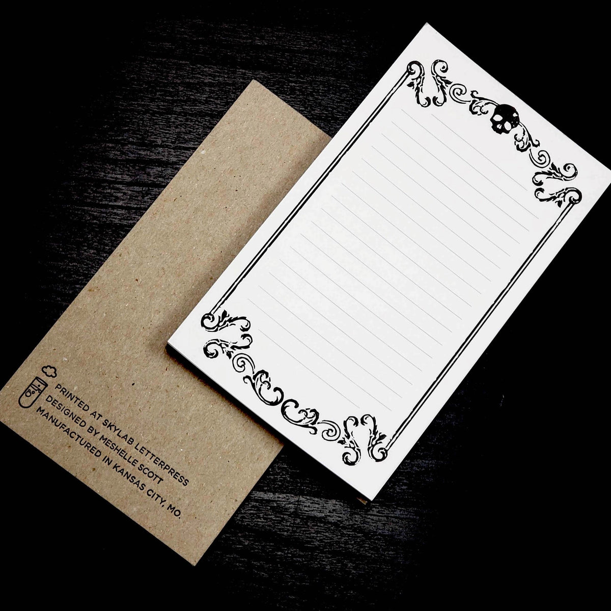 Well-Appointed Desk Letterpress Notepads (Multiple Designs)