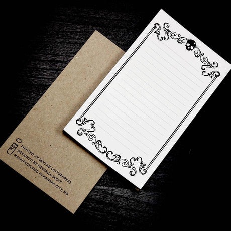 Well-Appointed Desk Letterpress Notepads (Multiple Designs)