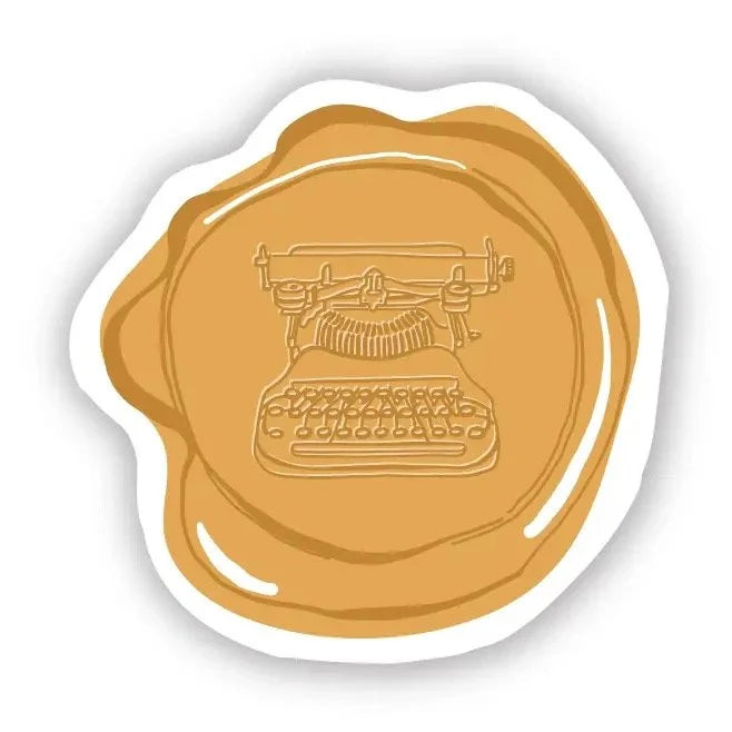 Belle & Union Postmark Stickers to seal letters Typewriter Wax Seal