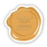 Belle & Union Postmark Stickers to seal letters Typewriter Wax Seal
