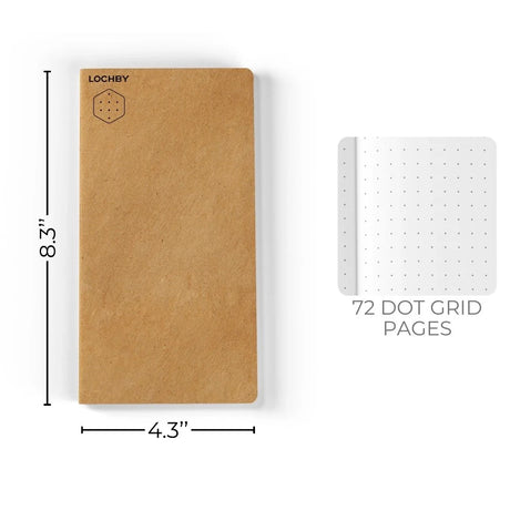 Lochby Voyageur A5 Slim Refill Dimensions