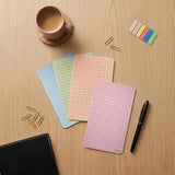 Notsu Pastel Colors Graph Index Cards