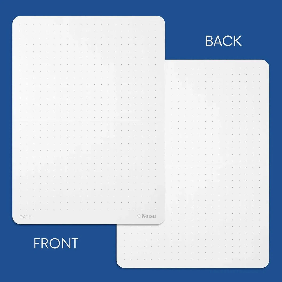Notsu Dot Large-Format Dot Grid Notecards (5"x7")