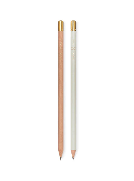 Appointed No. 2 Pencil Round with Grey Paint and Natural Finish