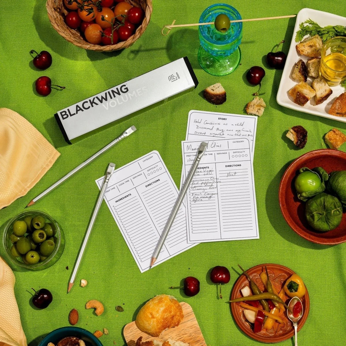 Blackwing Volume 140 culinary arts pencil  with recipe cards