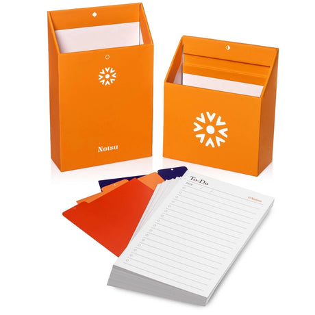 Notsu Centre Rise To-Do List Vertical Card Stand & Box Set