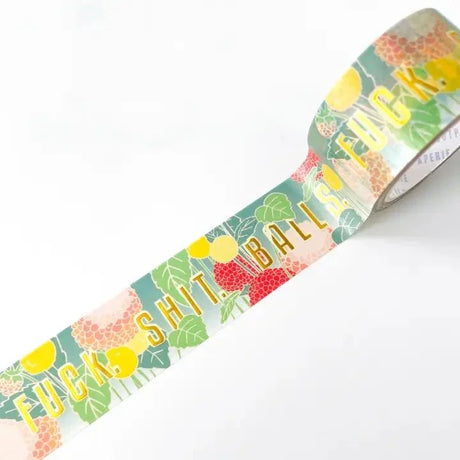 iLootPaperie Floral Cuss Words Washi Tape (Multiple Designs)