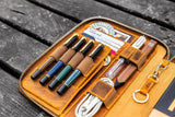 Galen Leather Zippered A5 Folios