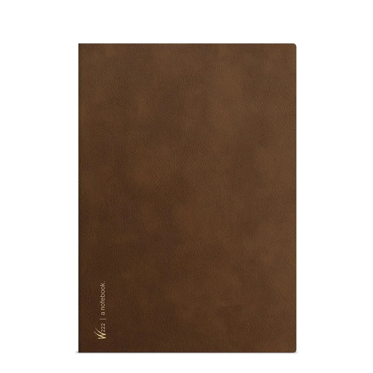 Wonderland222 A5 notebook with Sea Otter (dark brown) cover.