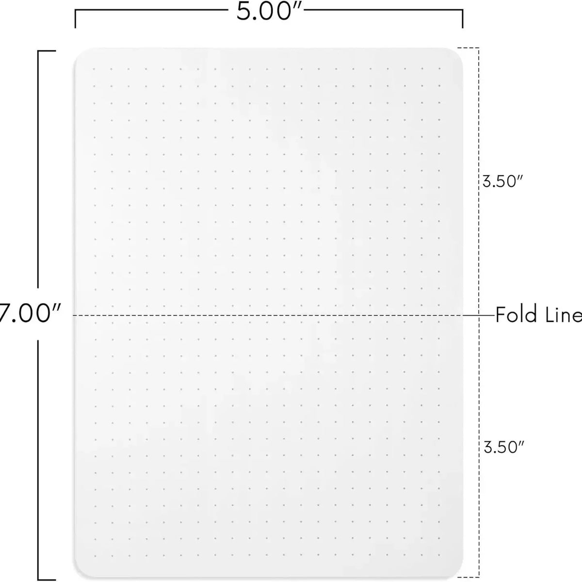 Notsu Dot Large-Format Dot Grid Notecards (5"x7")