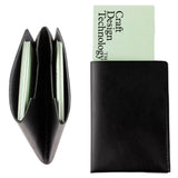 Craft Design Technology Leather Card Case Wallet Black