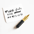 Tom's Studio Specialty Nibs Fude Writing Sample