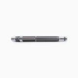 Gunmetal Grey TWSBI Precision Fountain Pen Capped on a white background