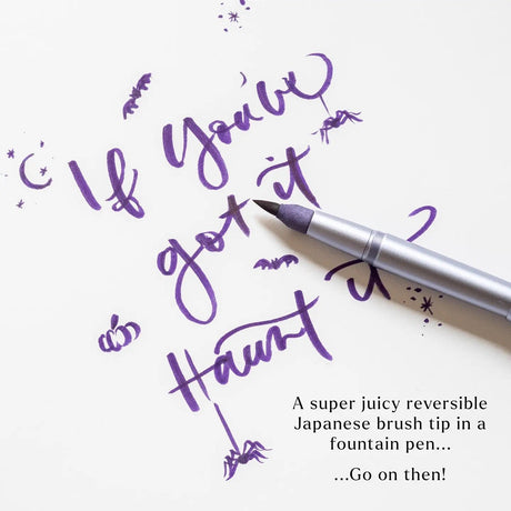 Tom's Studio Specialty Nibs Brush Tip Writing Sample