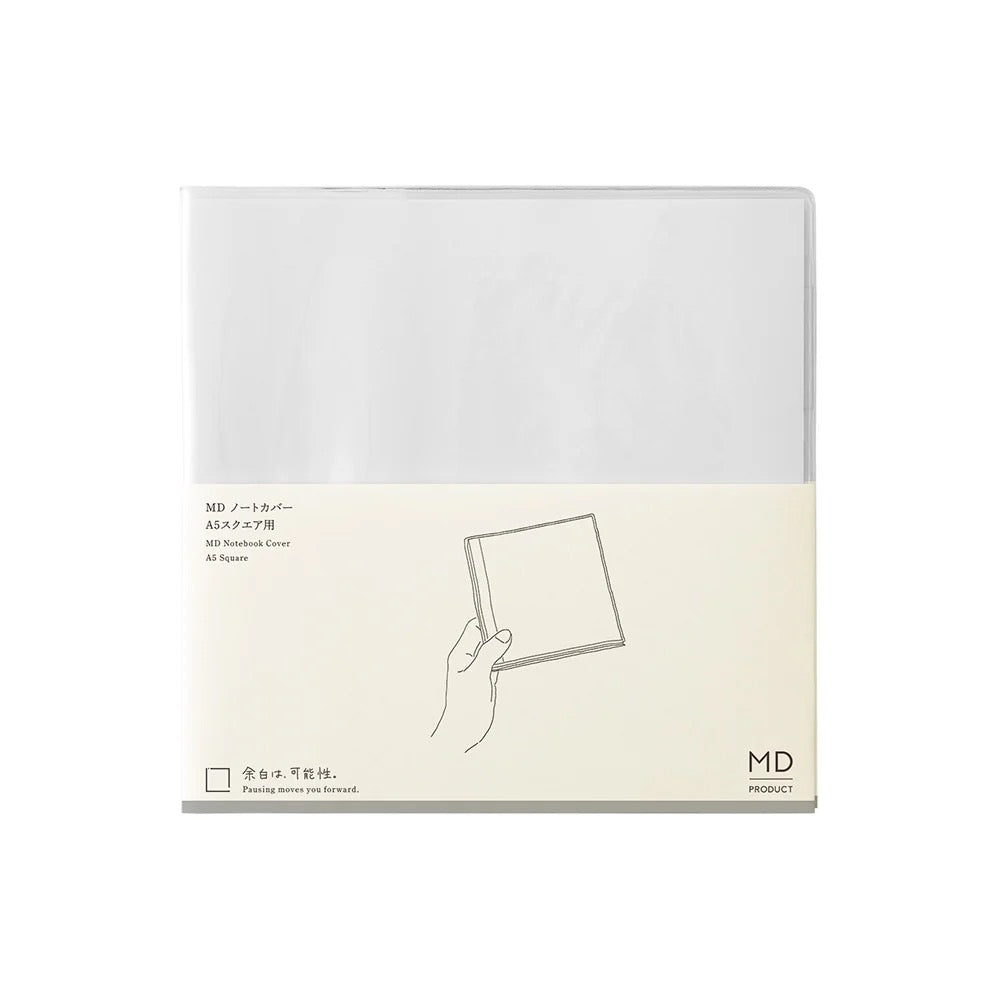MD Clear Notebook Cover in A5 Square Form