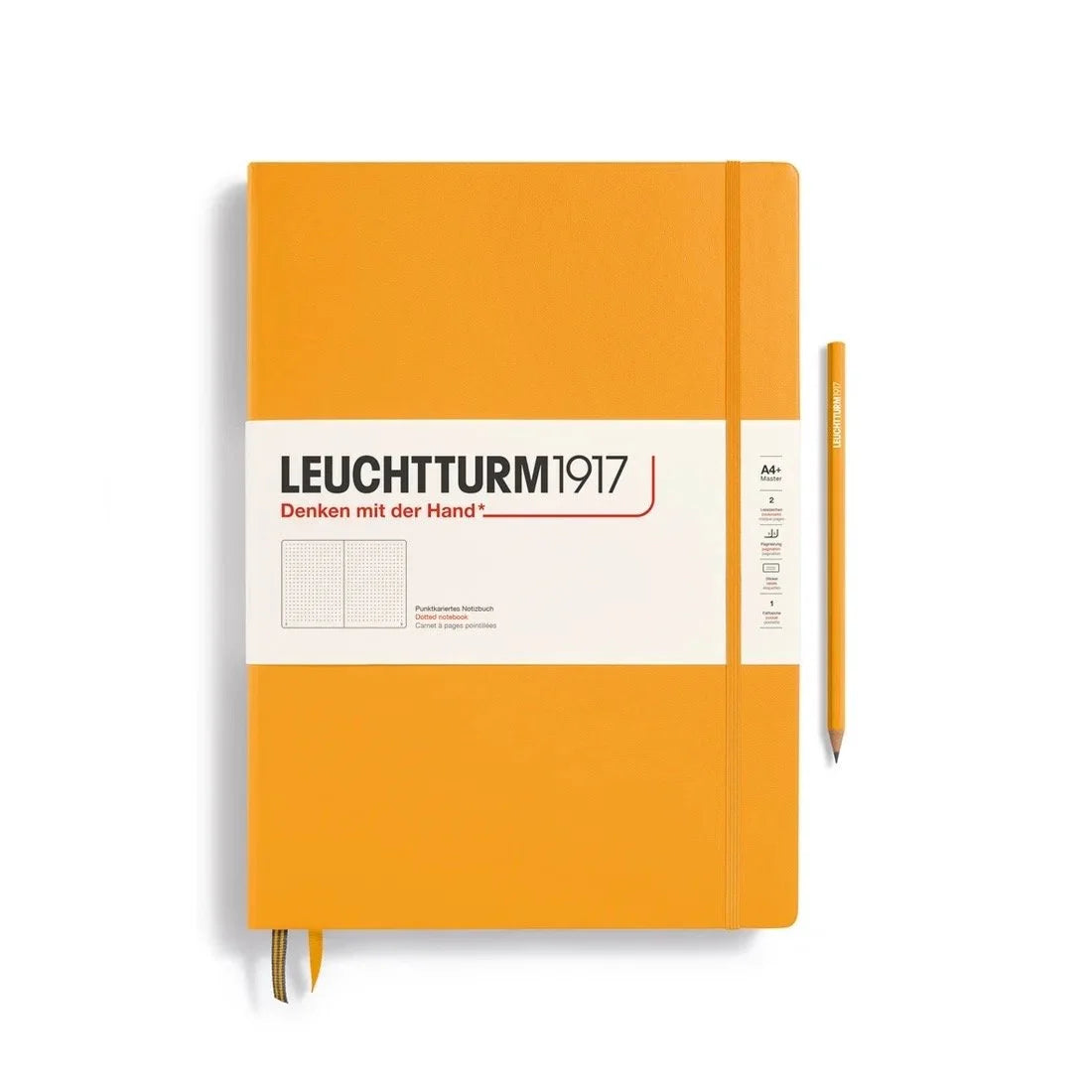 Leuchtturm 1917 A4 Master Hardcover Notebook Rising Sun Dot