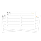 Notsu To-Do List Horizontal 3" x 5" Cards
