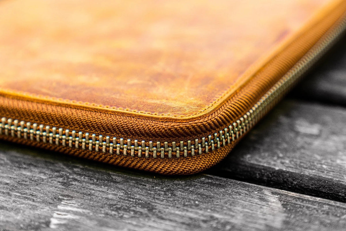 Galen Leather Zippered A5 Folios