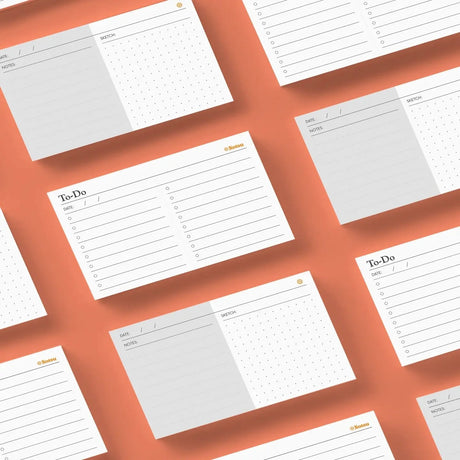 Notsu To-Do List Horizontal 3" x 5" Cards