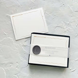 Belle & Union Boxed Notes White paper featuring a pencil with a drawn line border