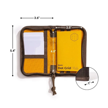 Lochby Mini Pocket Journal Layout Dimensions