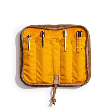 Lochby Quattro Four-Pen Case Olive Open