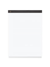 Appointed Legal Pad with lined white paper and bound with Charcoal Gray bookcloth.