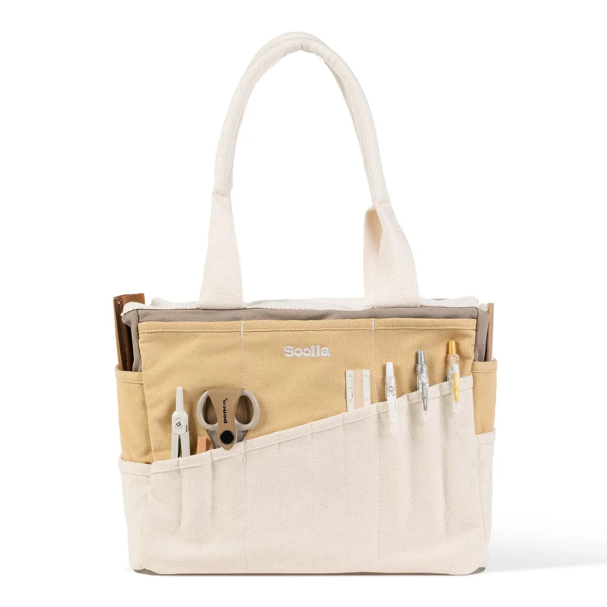 Soolla Studio Artist Bag Driftwood Front View