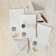 Belle & Union Letter writing kits featuring paper and envelopes with various icons