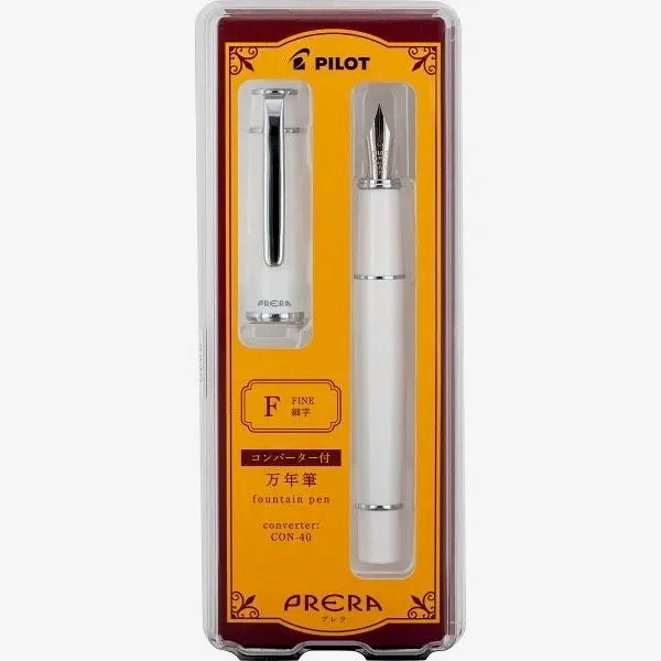 Pilot Prera Fountain Pen Porcelain White