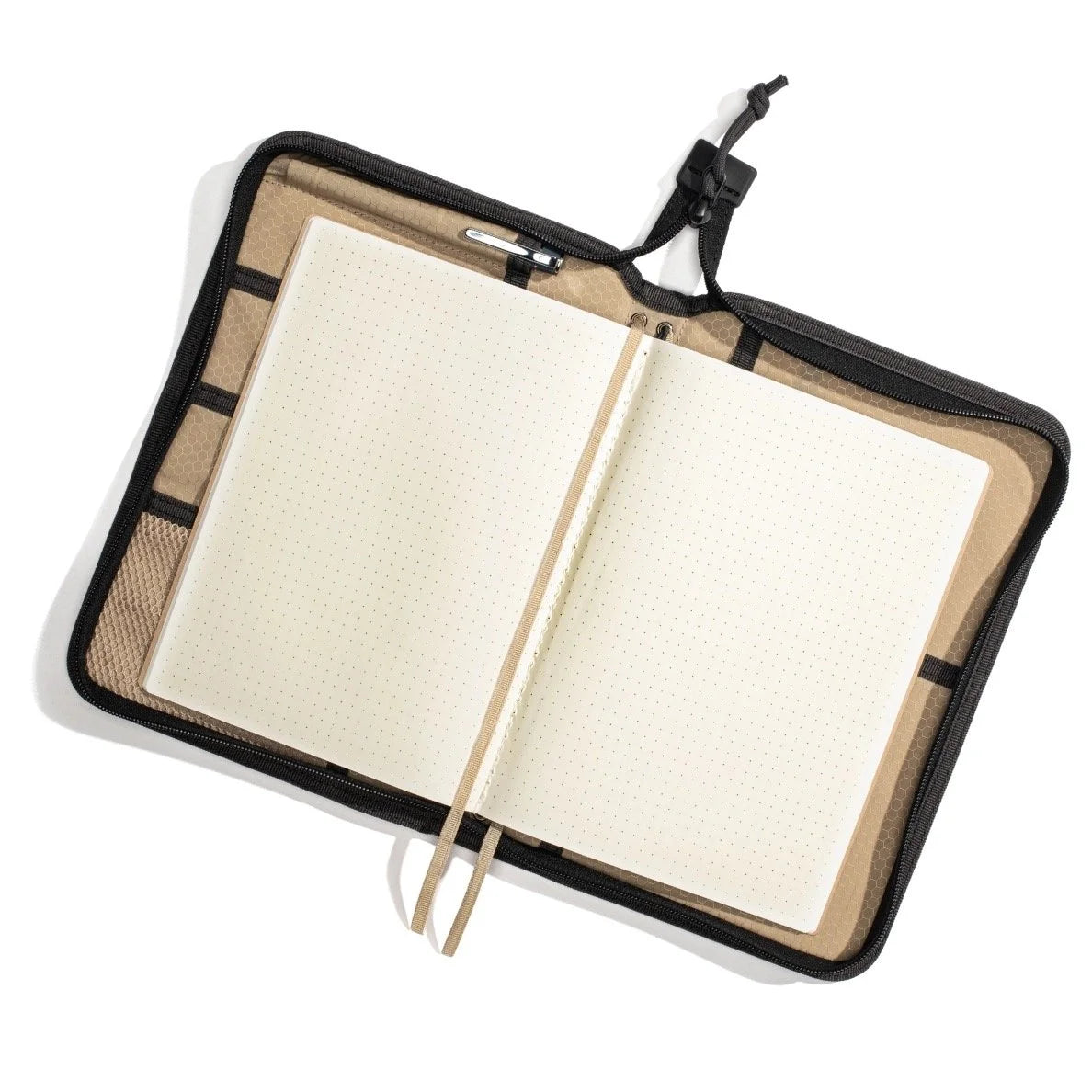 Lochby Field Folio A5 Charcoal Tan Open