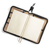 Lochby Field Folio A5 Charcoal Tan Open