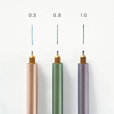 Tom's Studio Lumos Pro Duo Refillable Fineliner Pen Fineliner Writing Samples Medium Tips