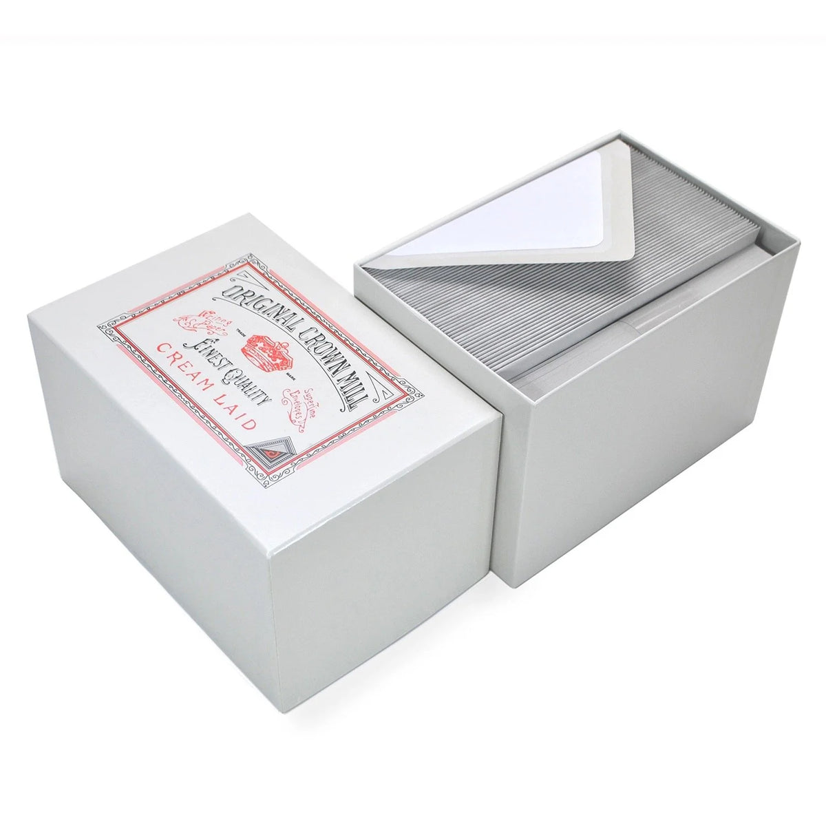 Original Crown Mill Laid Note Cards in Presentation Box