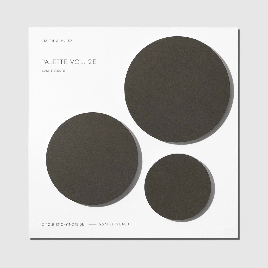 Cloth & Paper Sticky Notes Circle Palette Avant Garde