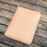 Galen Leather Zippered 5-Slot Pen Case