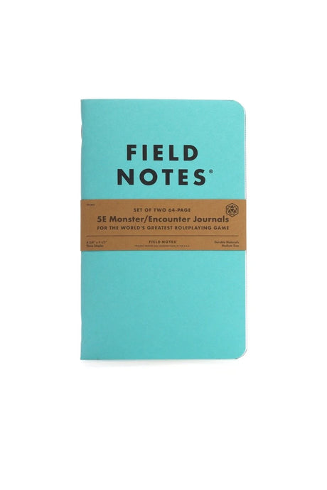 Field Notes Gaming Journals 5E Monster Encounter Journals