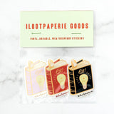 LIT! Book Sticker Set (Set of 3 Stickers)