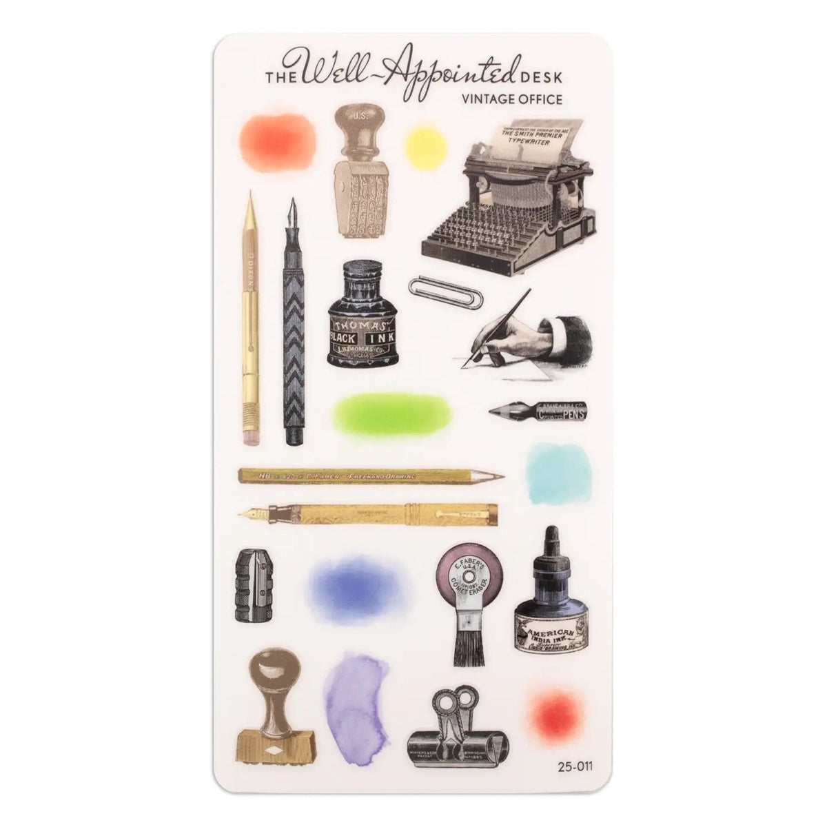 "Vintage Office Supply" Sticker Sheet
