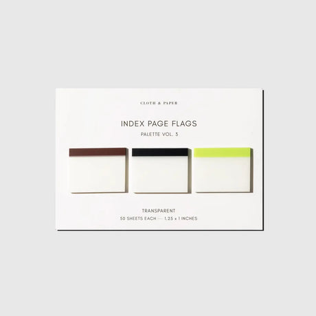 Cloth & Paper Index Tabs and Flags (Multiple Designs)