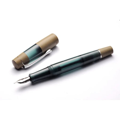 Opus 88 Koloro Ebonite Fountain Pens Teal and Beige