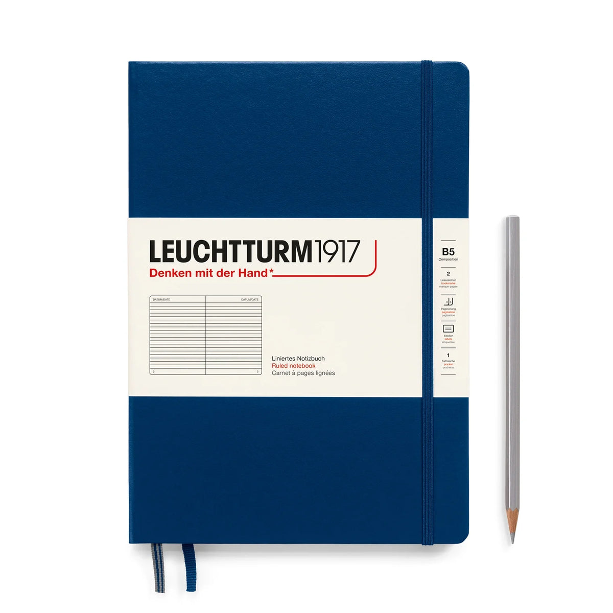 Leuchtturm 1917 Soft Blue Lined B5