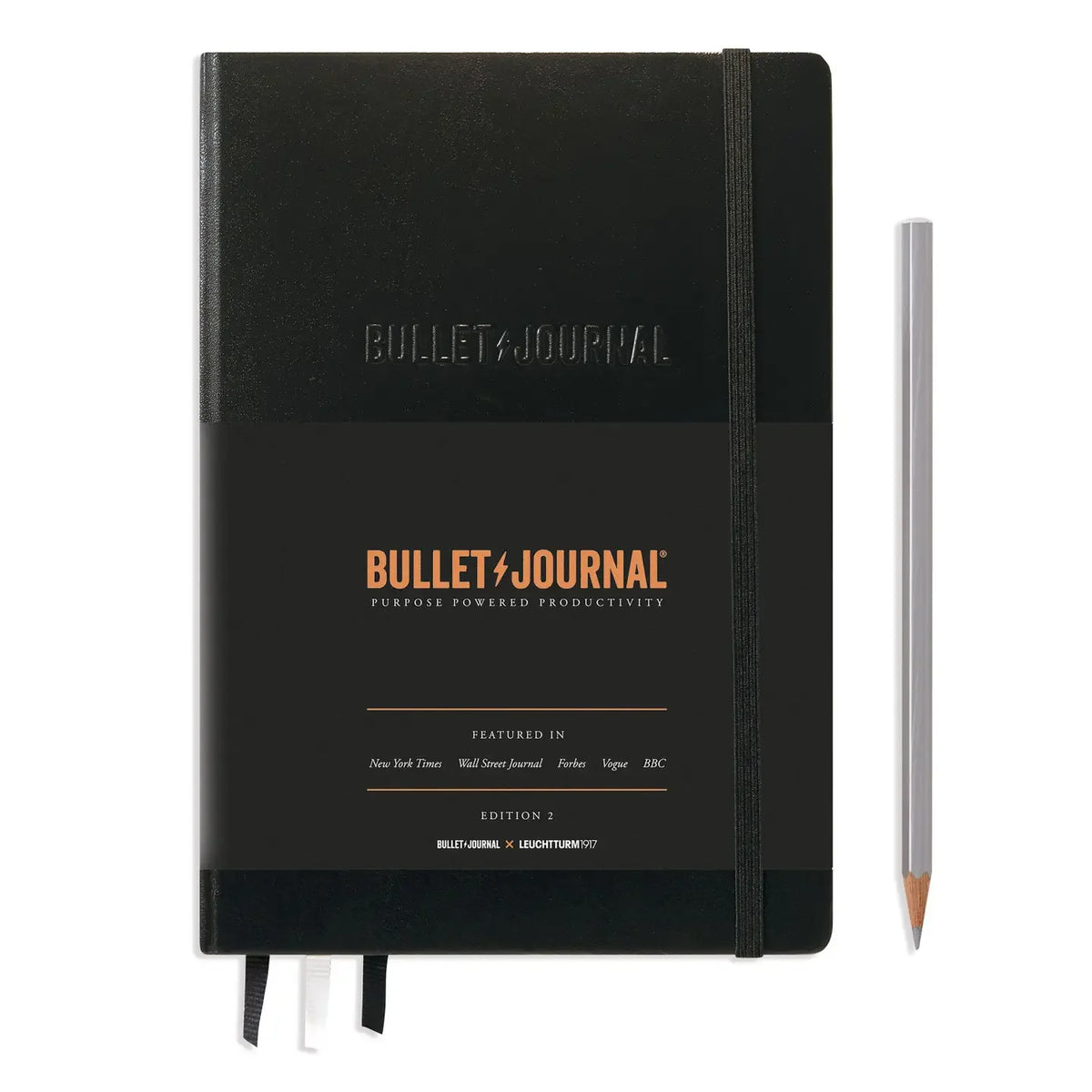 Leuchtturm 1917 A5 Bullet Journal Notebook Black Cover