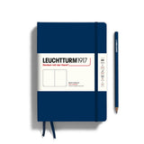 Leuchtturm 1917 A5 Hardcover Notebook Navy Blank