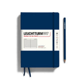 Leuchtturm 1917 A5 Hardcover Notebook Navy Lined