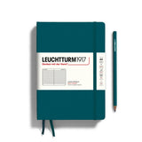 Leuchtturm 1917 A5 Hardcover Notebook Lined Pacific Green
