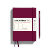 Leuchtturm 1917 A5 Hardcover Notebook Blank Port Red