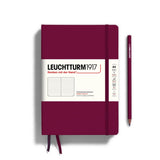 Leuchtturm 1917 A5 Hardcover Notebook Dot Port Red